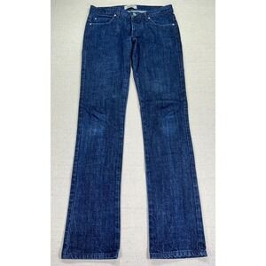 NAKED & FAMOUS‎ Men's 33 Denim Jeans Button Fly Skinny Guy Dry Indigo RHT